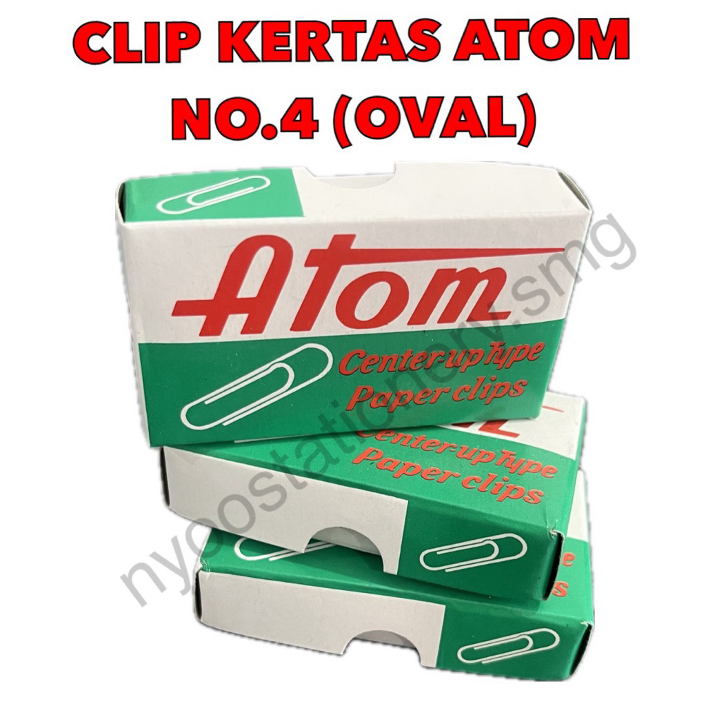 

CLIP KERTAS ATOM NO 4 OVAL KECIL