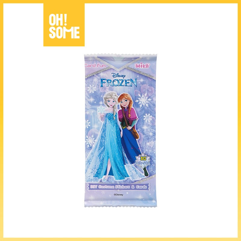 

OHSOME - CardFun Disney Frozen Colorful Sticker Cards - Koleksi Kartu Stiker Lucu Karakter Disney Frozen DIY (1/30)