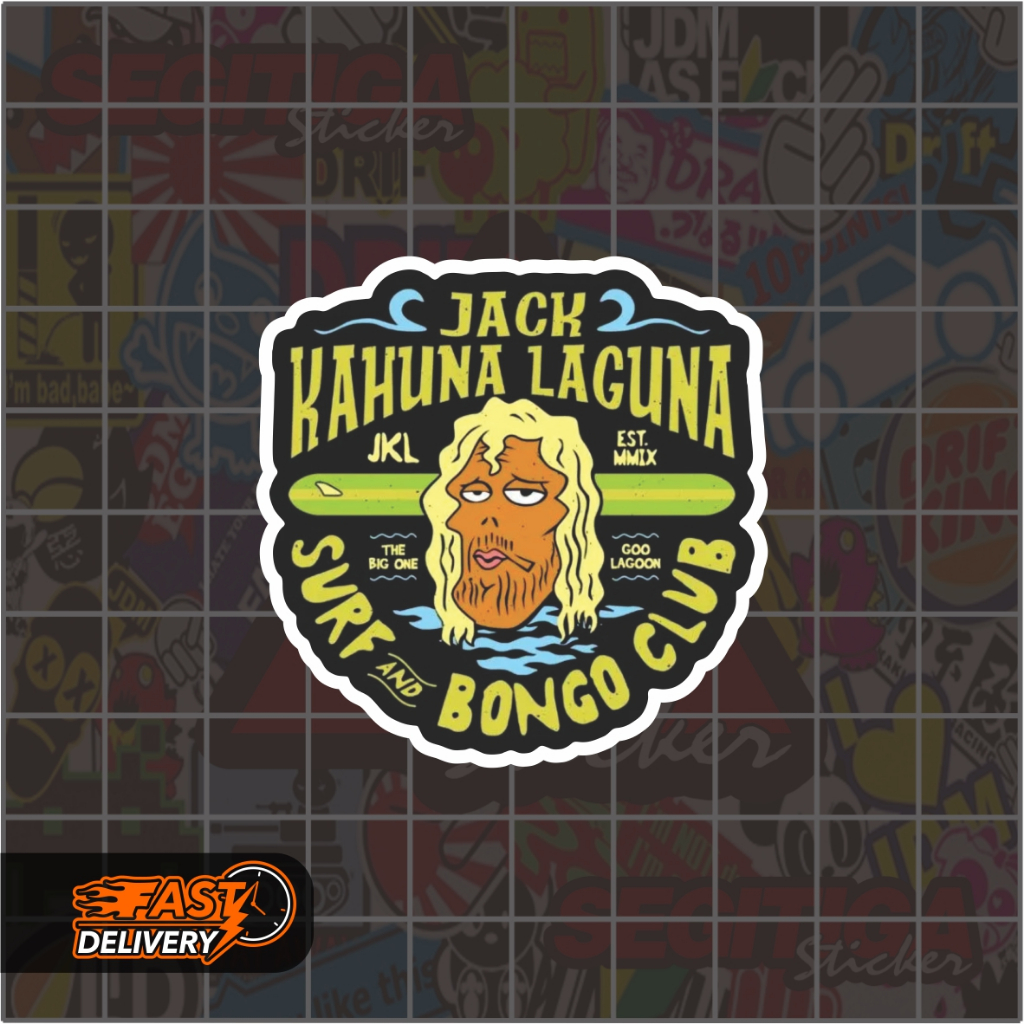 

Sticker Jack Kahuna Laguna Ukuran 5 x 5 Cm