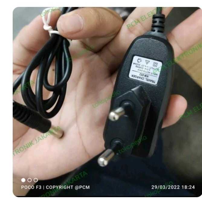 RG6352 adaptor charger senter swat cash visero 4.2v 4.2volt 4.2 volt 500ma by PCM LTC GLODOK