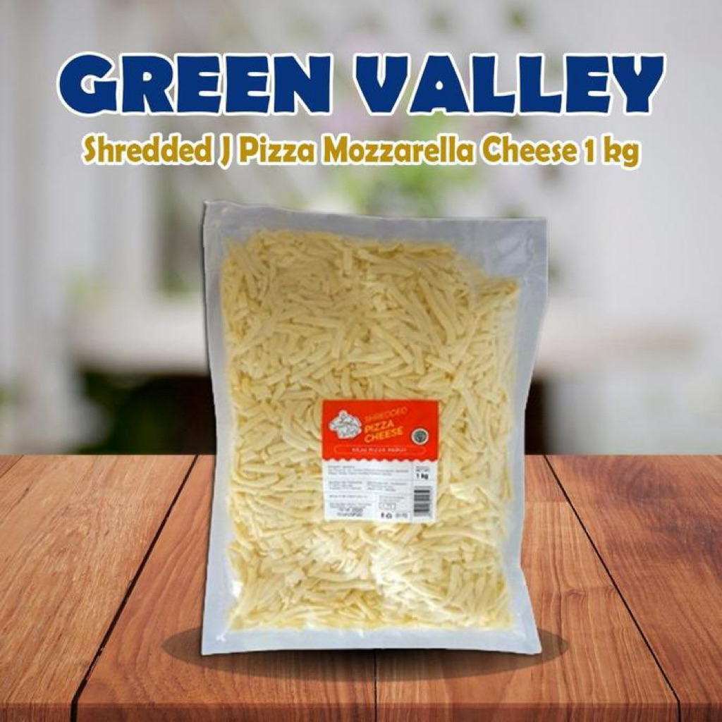 

Green Valley Shreded J Pizza 1 KG / Mozarella Parut + Gouda