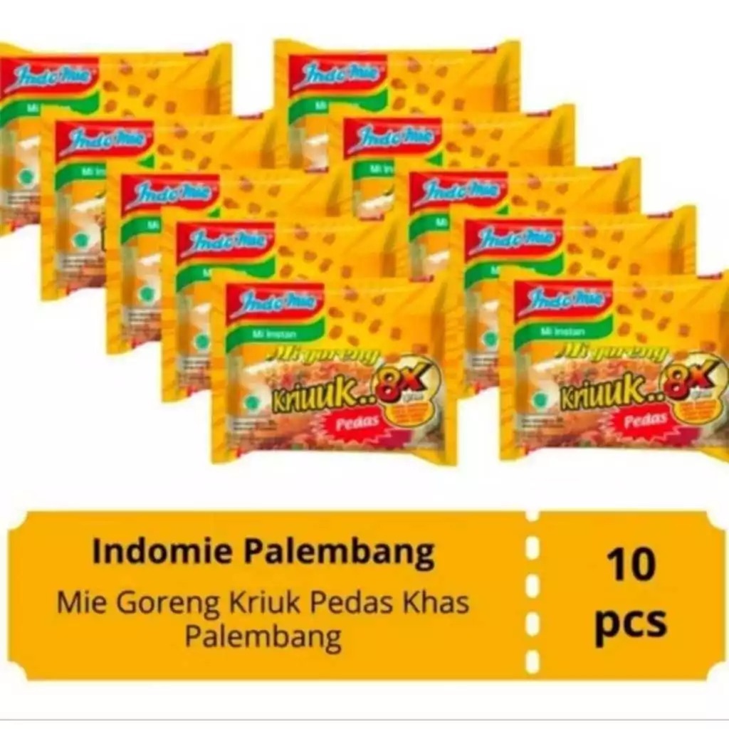 

Indomie Goreng Kriuk 8X isi 10 pcs