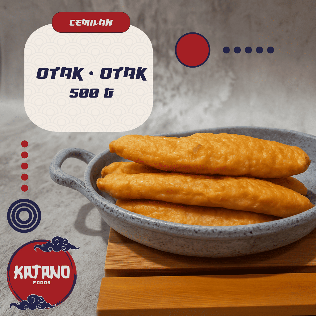 

Otak Otak Ikan | Otak Otak Es Teller 77 | Cemilan - Frozen Food | 500g