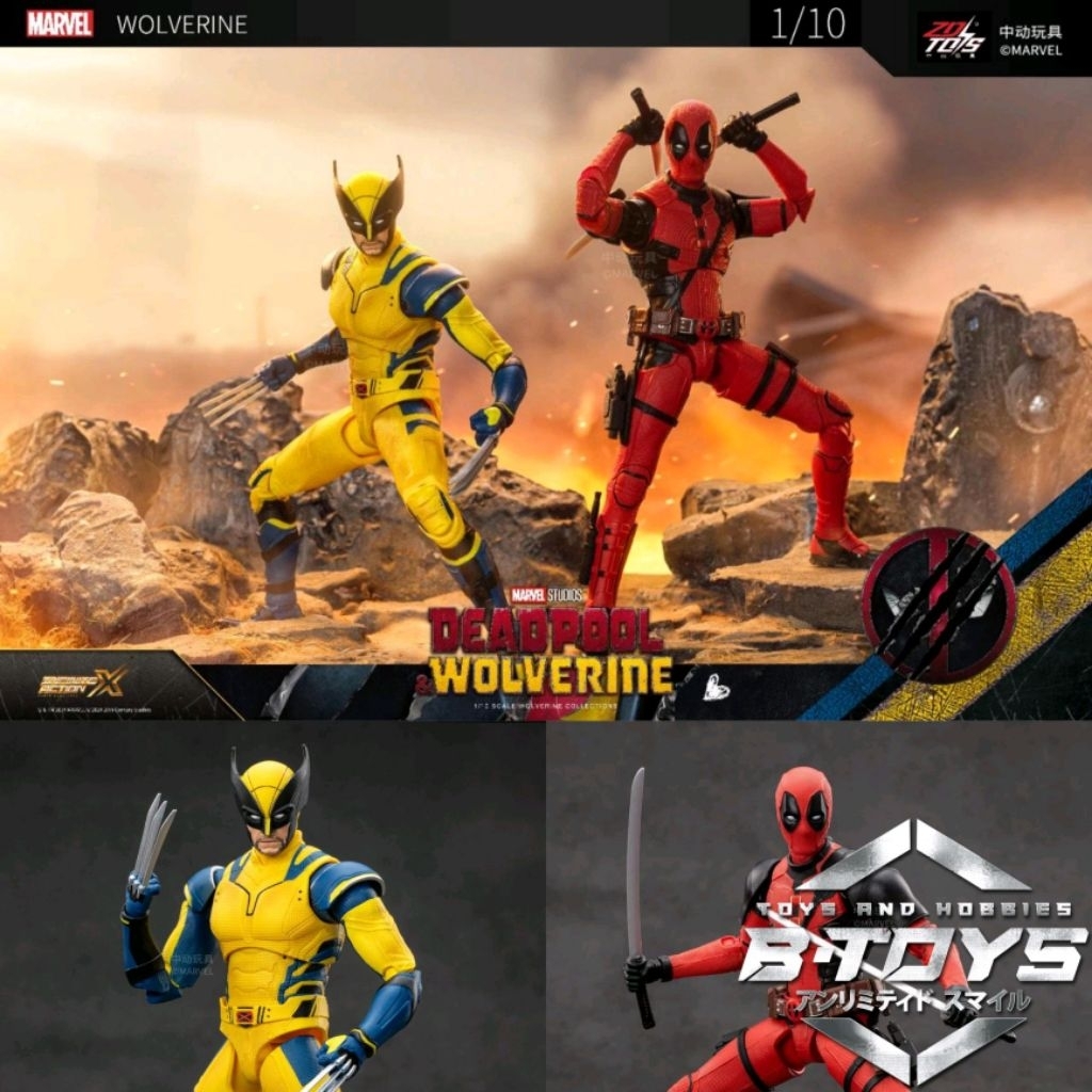 ZD Toys wolverine Deadpool & Wolverine Movie Wolverine 1/10 scale