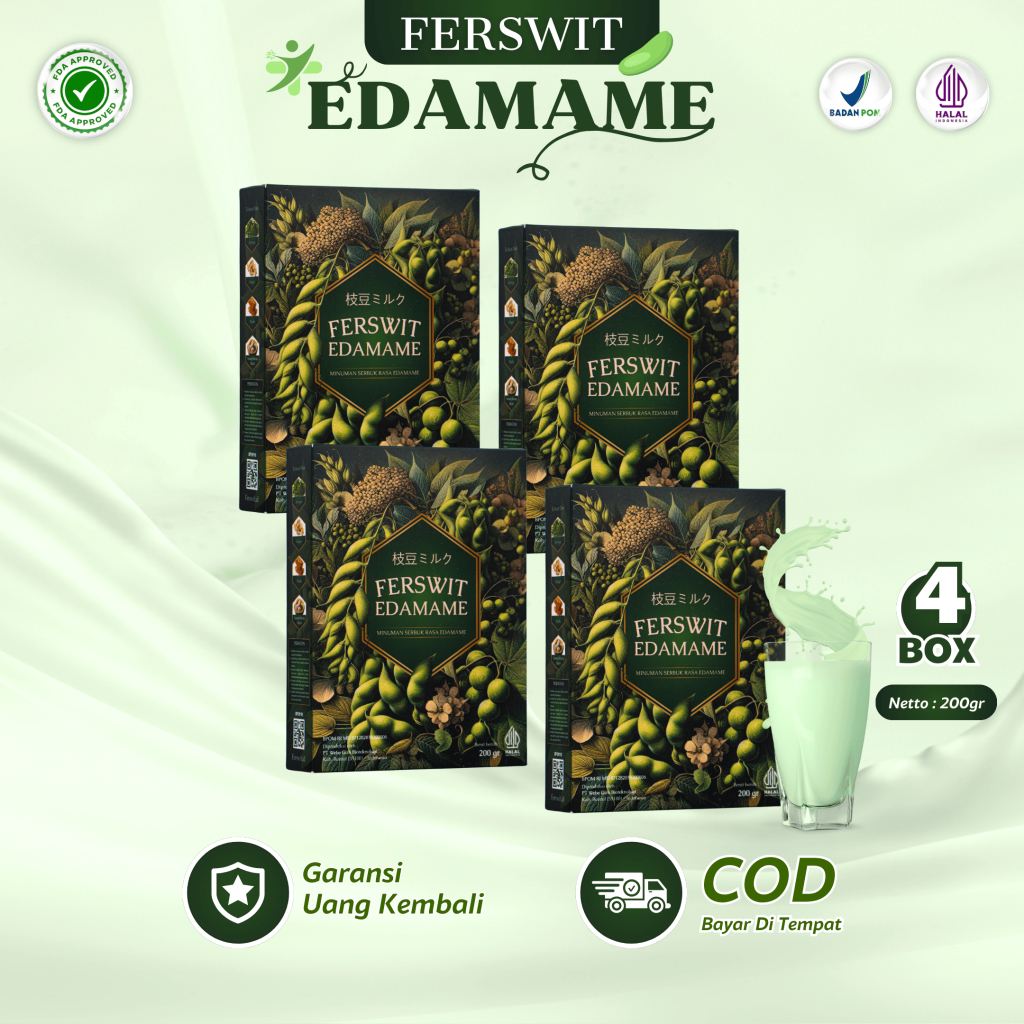 

Ferswit Susu Edamame Jepang Premium No 1 di Indonesia 100% Original 4 Box