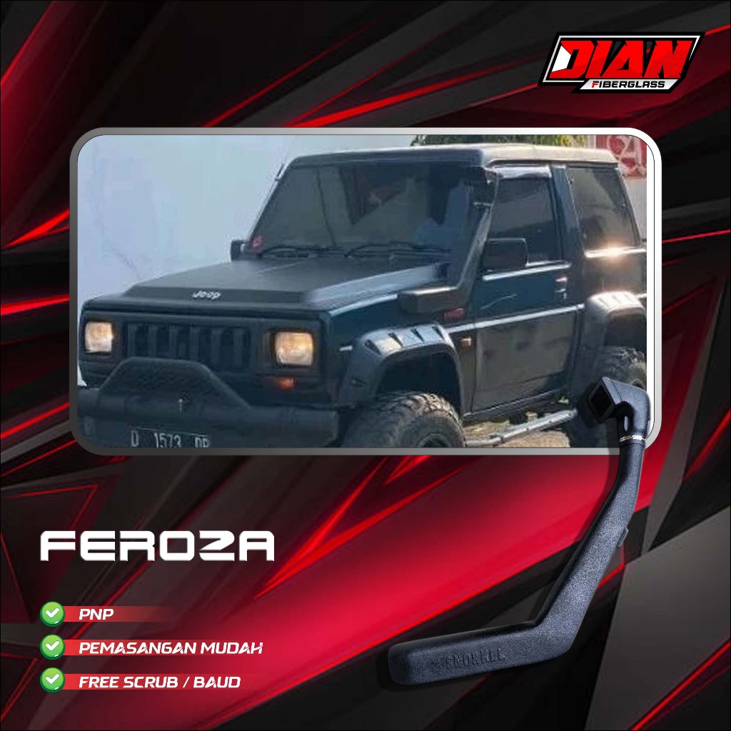 snorkel feroza cerobong asap variasi pnp murah berkualitas snorkel cerobong asap snorkel variasi fer