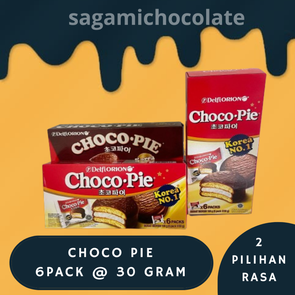 

Delfi Orion Choco-Pie / dark choco pie isi 6 - 180 gr