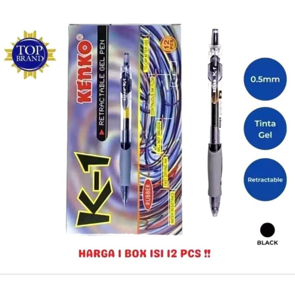 

Pulpen Kenko K1 Hitam