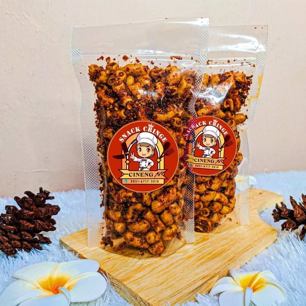 

Makaroni bantat/pedas daun jeruk/90gr/snack cringe/cemilan viral terlaris
