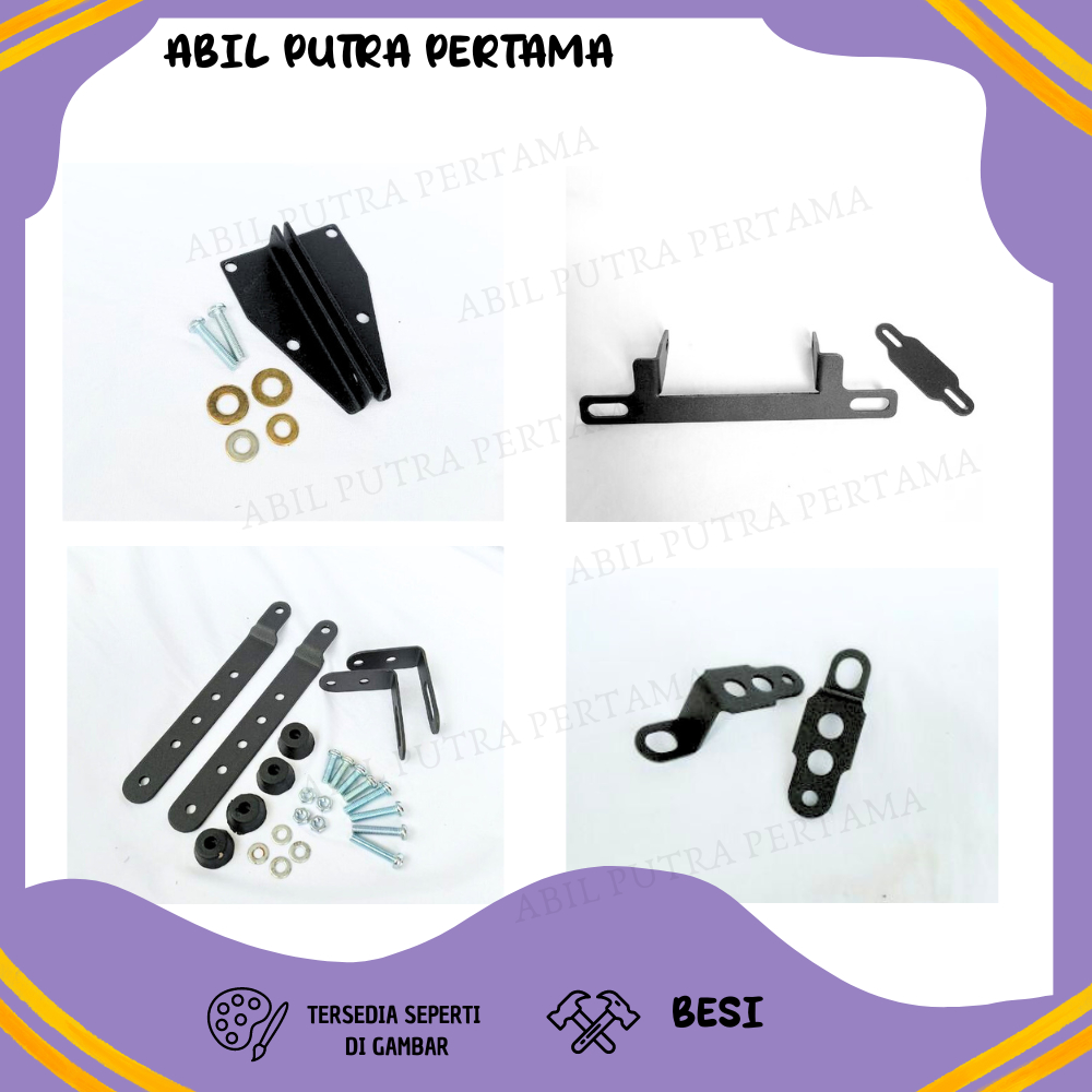 BRACKET BRAKET BREKET LAMPU D2 LASER FOGLAM VARIO LAMPU TEMBAK BEAT BREKET FREEGO LEXI BRACKET LAMPU