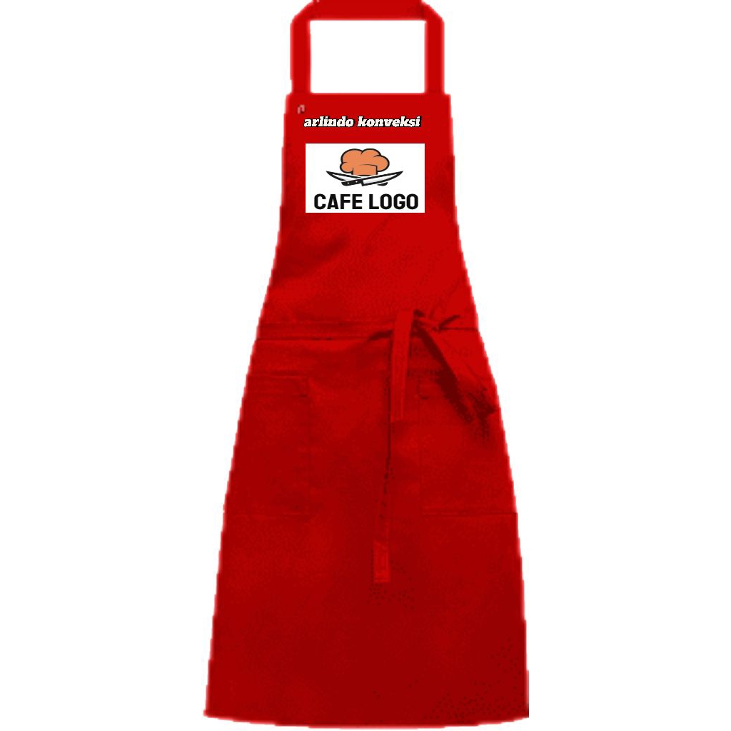 grosir apron barista # apron cafe # apron masak # apron koki # celemek kostum  # celemek