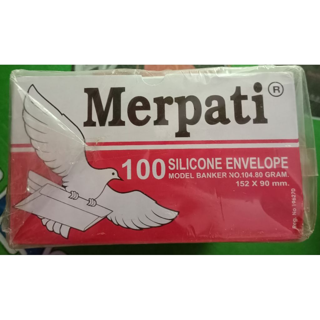 

Amplop Merpati 100pcs (152x90mm)