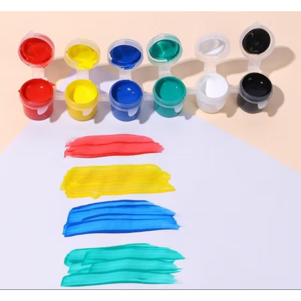 

cat akrilik set isi 6 / cat lukis kanvas