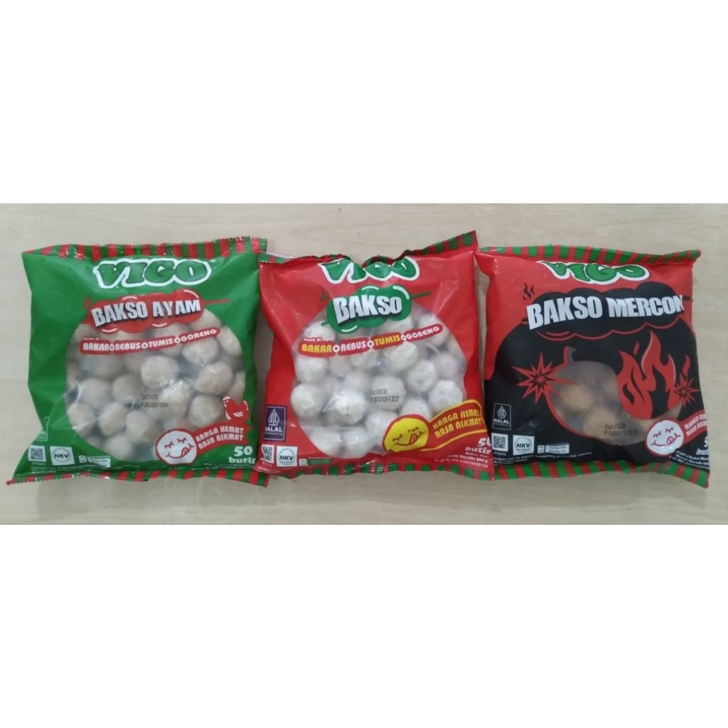 

Vigo bakso ayam dan sapi 500gr