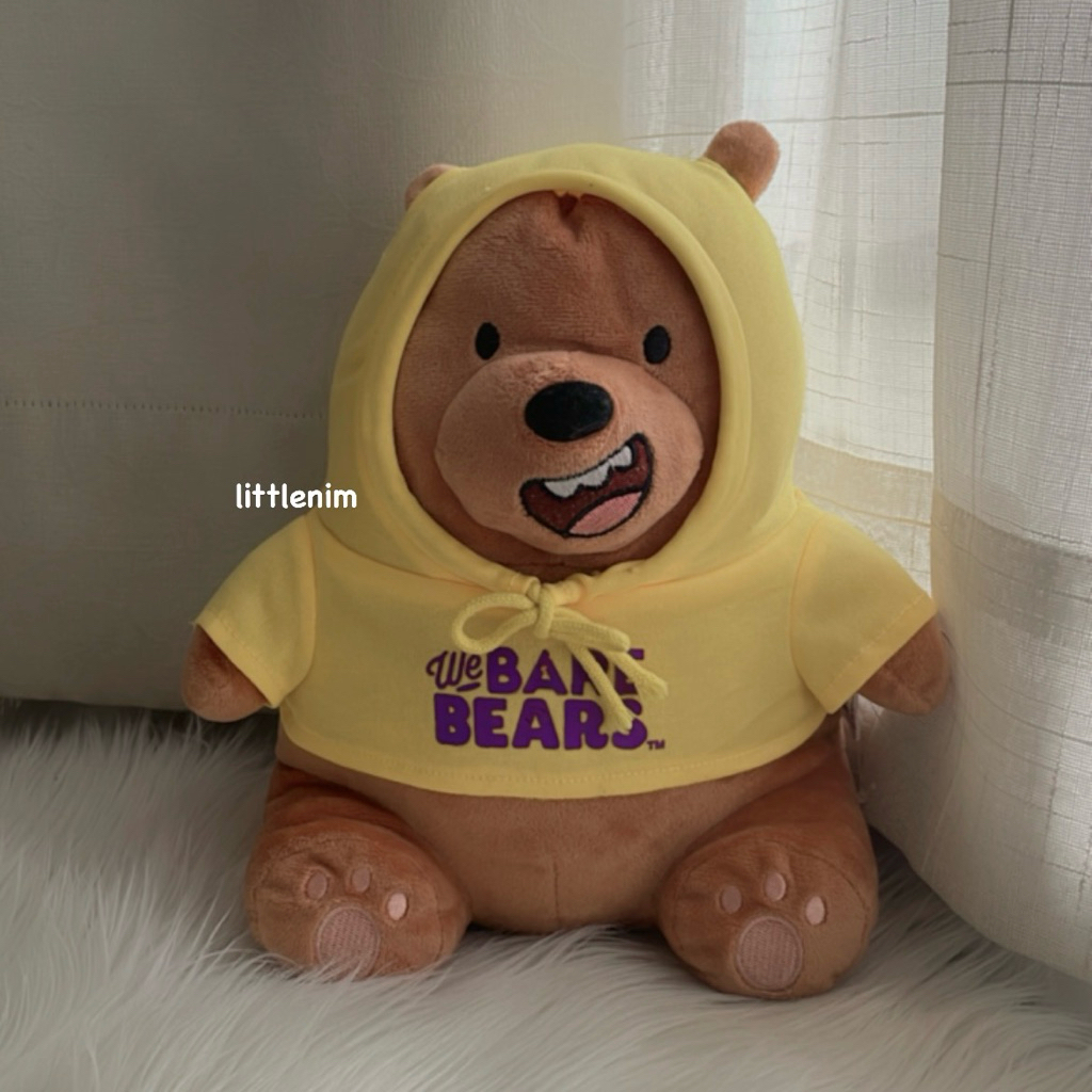 We Bear Bears Grizzly Hoodie Plush - Original CN