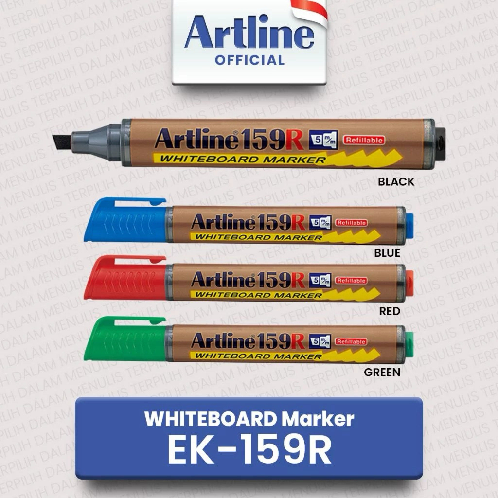 

ARTLINE WHITEBOARD MARKER EK-159 R 2.0-5.0MM BLACK/BLUE/RED/GREEN