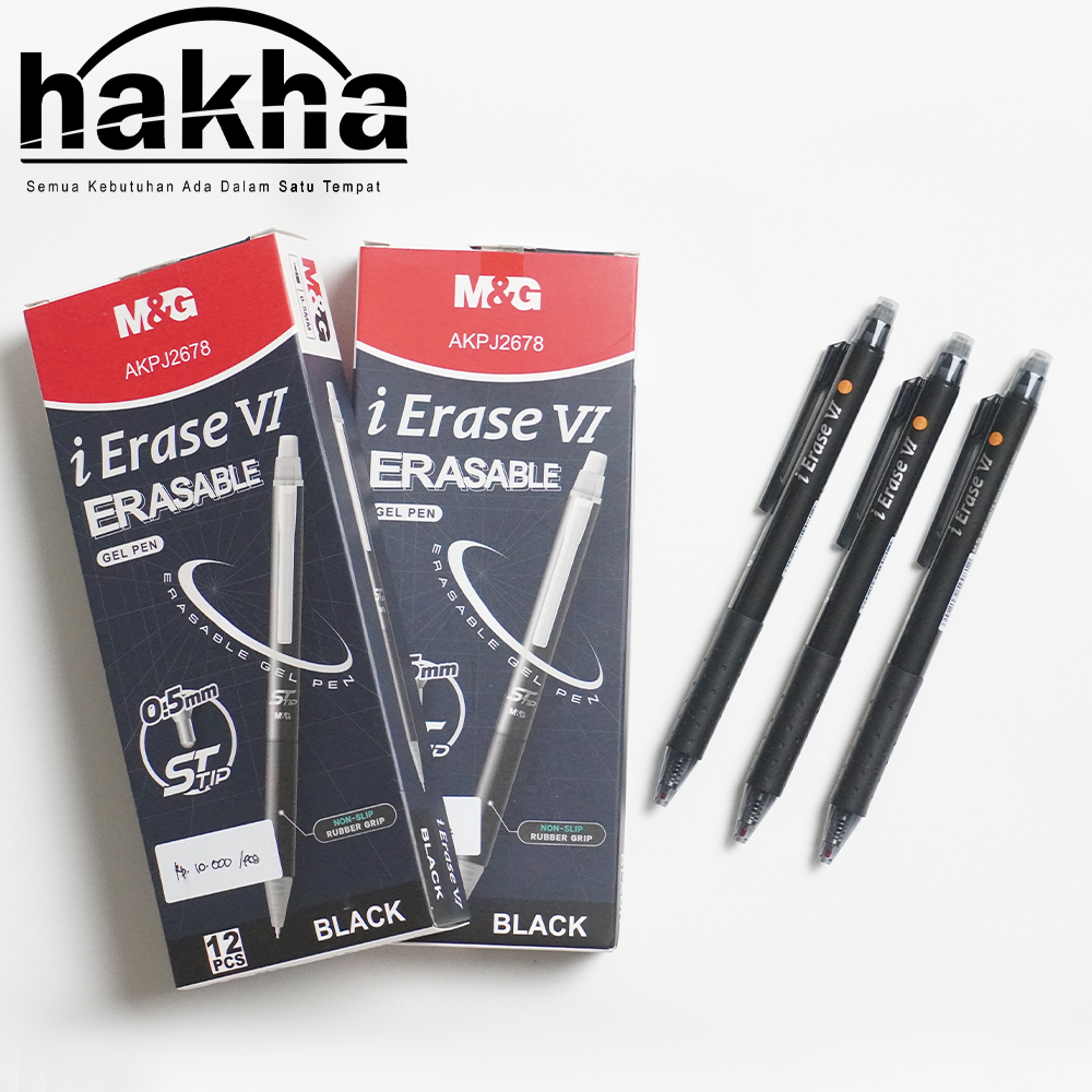 

Pulpen Gel M&G iErase VI – Tinta Bisa Dihapus, Nyaman & Praktis