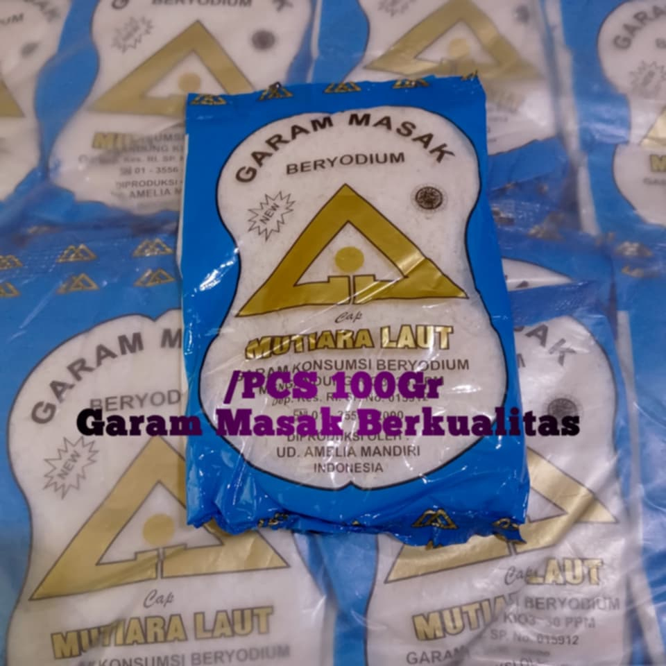 

[ 1 pcs ] GARAM MASAK BERYODIUM BUMBU DAPUR 100 GRAM