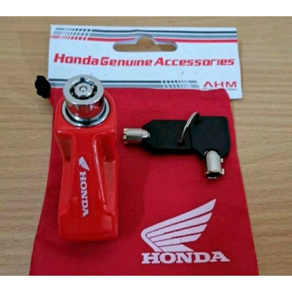 Gembok Cakram Honda Original / Kunci Honda Cakram Original
