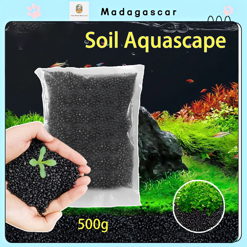[MADA]Soil Aquascape Tanaman Aquascape Tanah Pertumbuhan Cepat Stabilkan PH Air Untuk Tanaman Air Aq