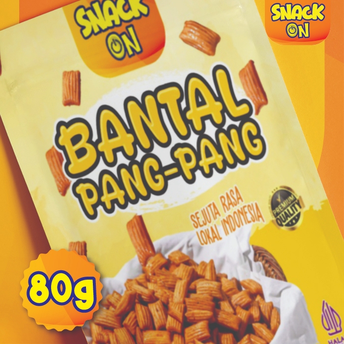 

Snack On Camilan Bantal Pang Pang Gurih Manis 80gr