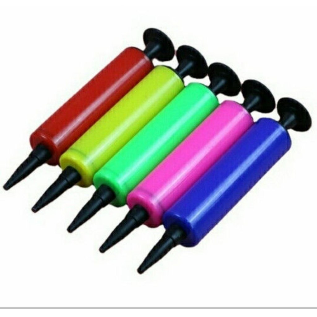 Pompa balon minimalis Warna Bervariasi Bahan Plastik Satuan - Coklat