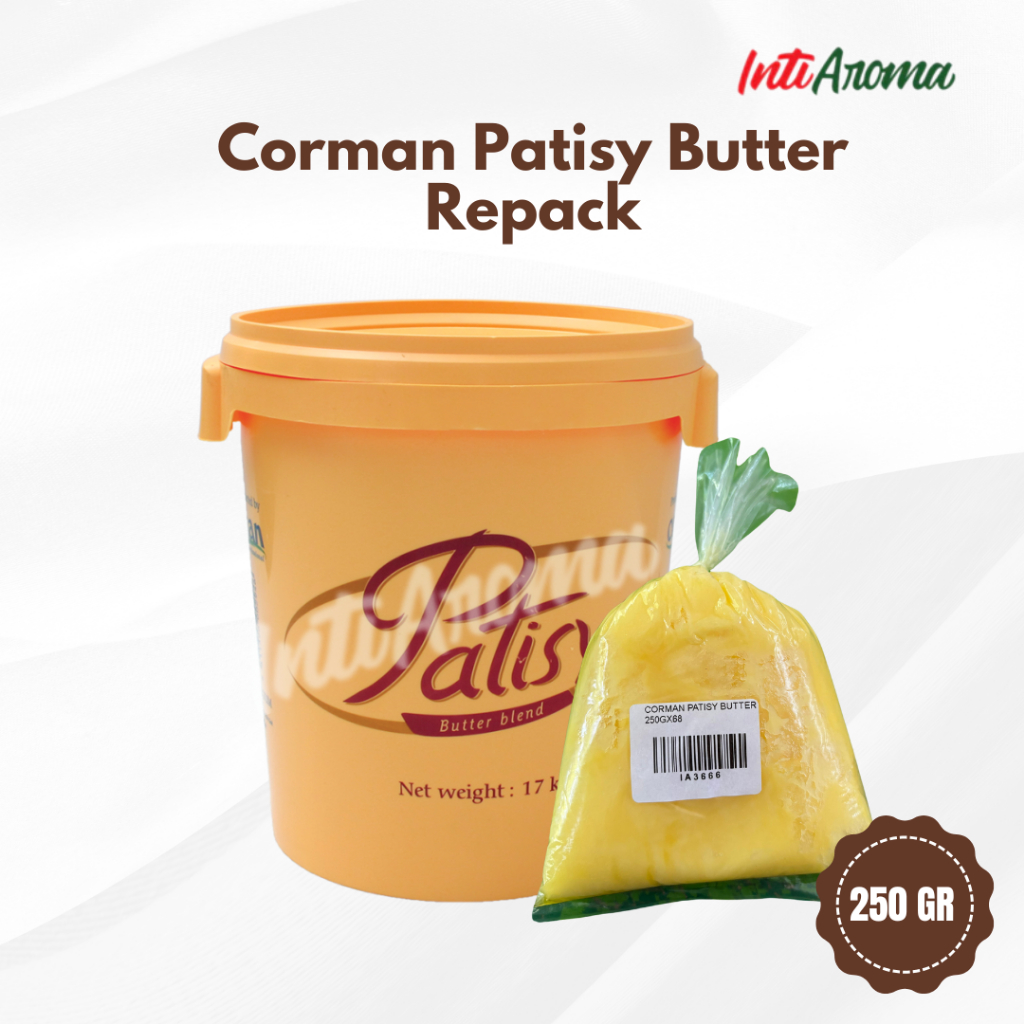 

Corman patisy butter kemasan repack 250gr