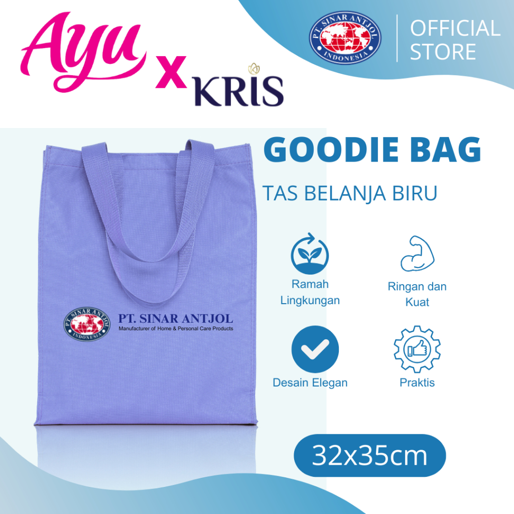 

HADIAH Goodie Bag BESAR PT. Sinar Antjol – Biru Muda