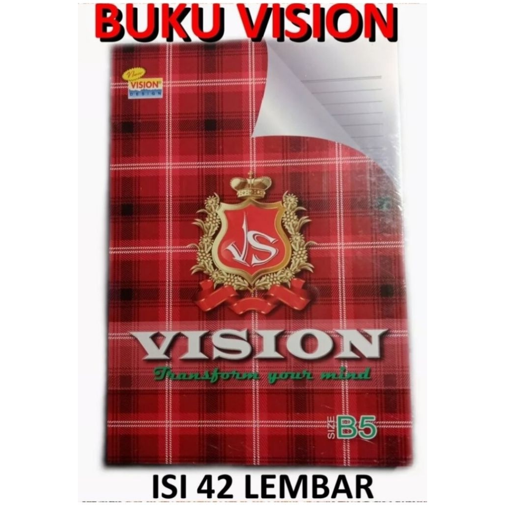 

Buku bigbos vision isi 42 lembar 1 pack 6pcs buku