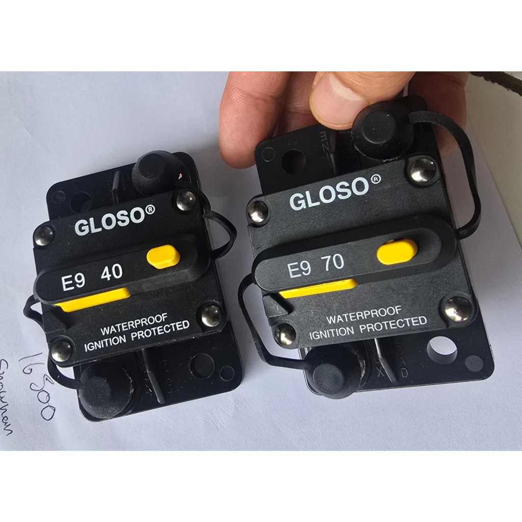 Original Circuit Breaker Fuse Reset Waterproof Circuit Breaker 12V 24 40VA  70A Audio Mobil Truck Bu