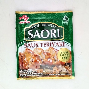 

Saus Teriyaki Saori 22ml Saus Oriental Saori Saus Teriyaki