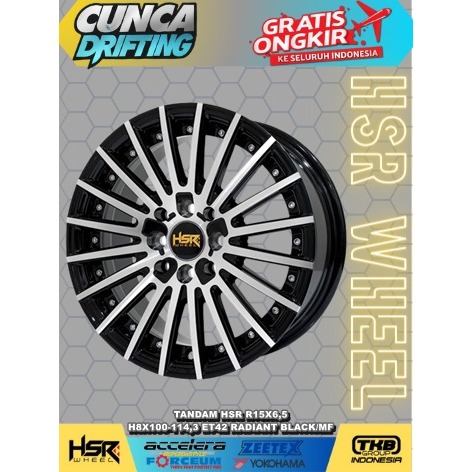 Velg agya R15 velg racing hsr ring 15 jari jari bisa tuk brio yaris mobilio city vios