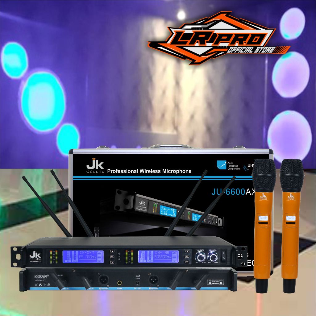 Microphone Wireless Jk Coustic JU 6600 AXT HH Orange