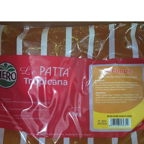 

Selai Nanas Lepatta Kemasan 5kg - Gosend Only!