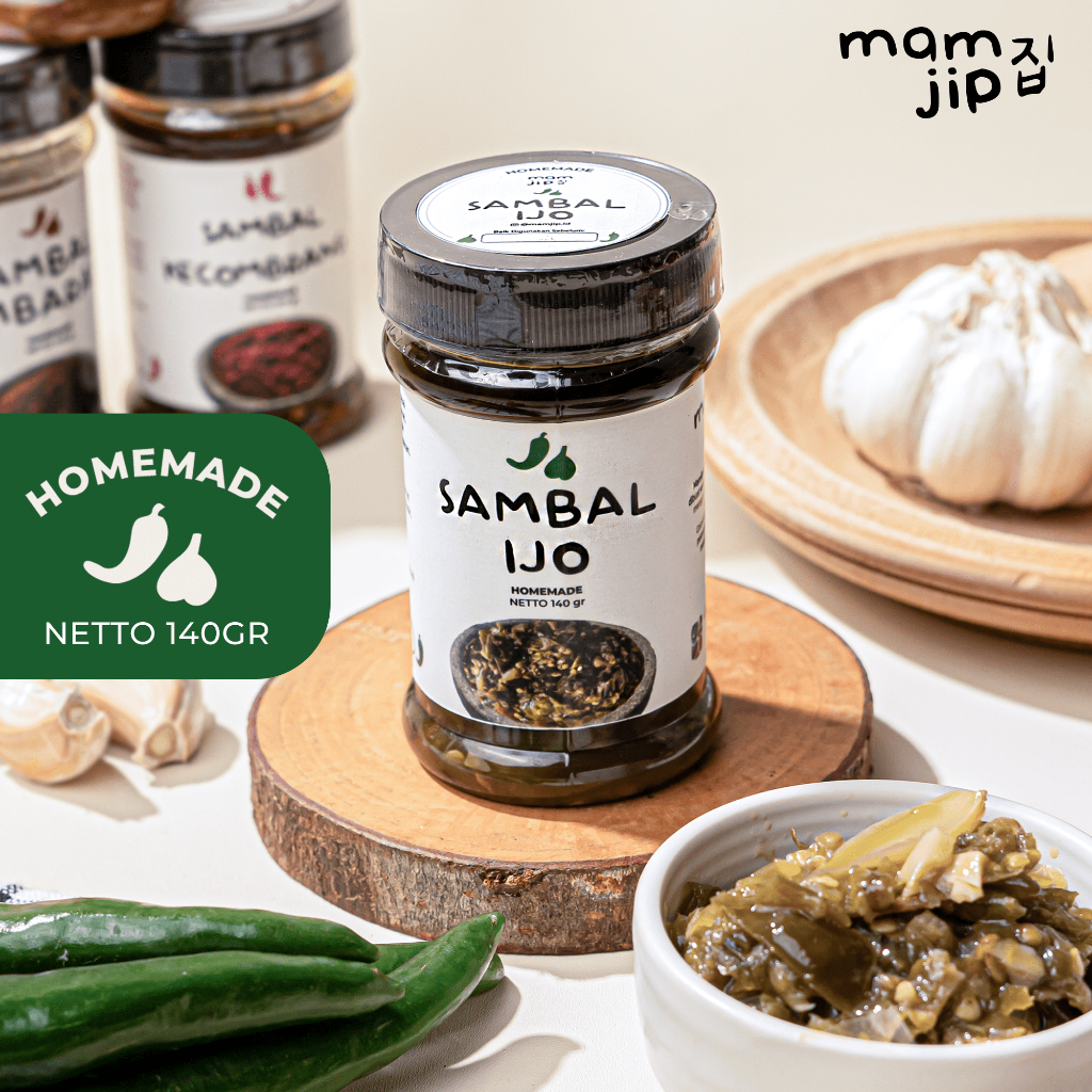 

Sambal Ijo Ala Padang Terasi Pedas Mamjip (140gr)