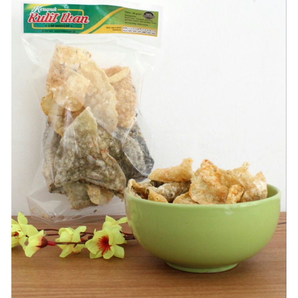 

Kerupuk Kulit Ikan Cap Mantap 50gr