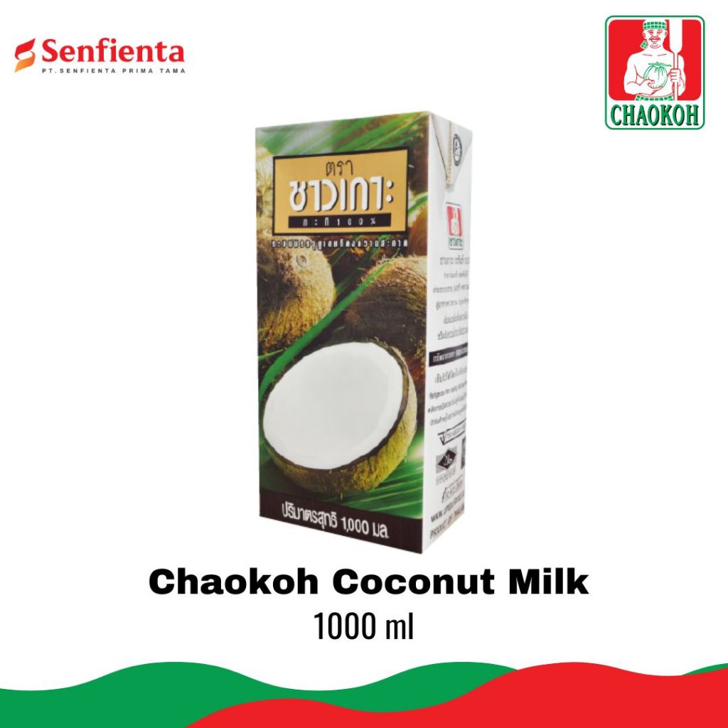 

Chaokoh Coconut Milk 1000ml | Santan Import | Santan Thailand