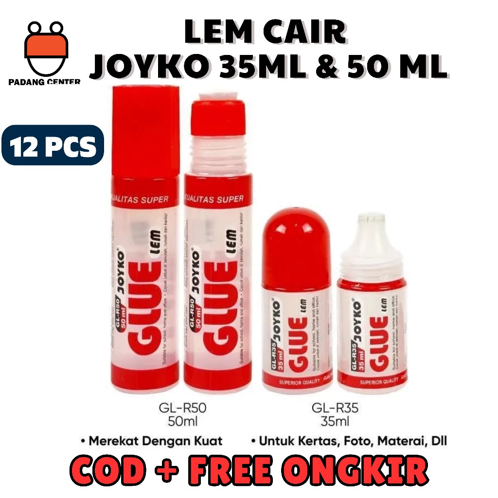 

Lem Cair Joyko 35ml & 50ml (12 pcs)