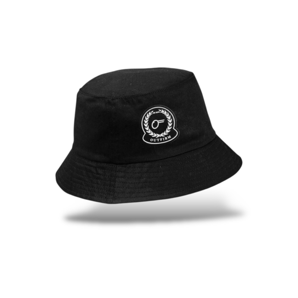 OUTFIRM - BUCKET HATS NYLON HITAM
