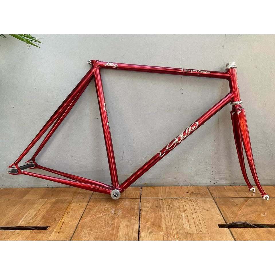 Frameset Kiyo NJS Candy Red size 53 include Headset & Bottom Bracket Hatta Swan NJS