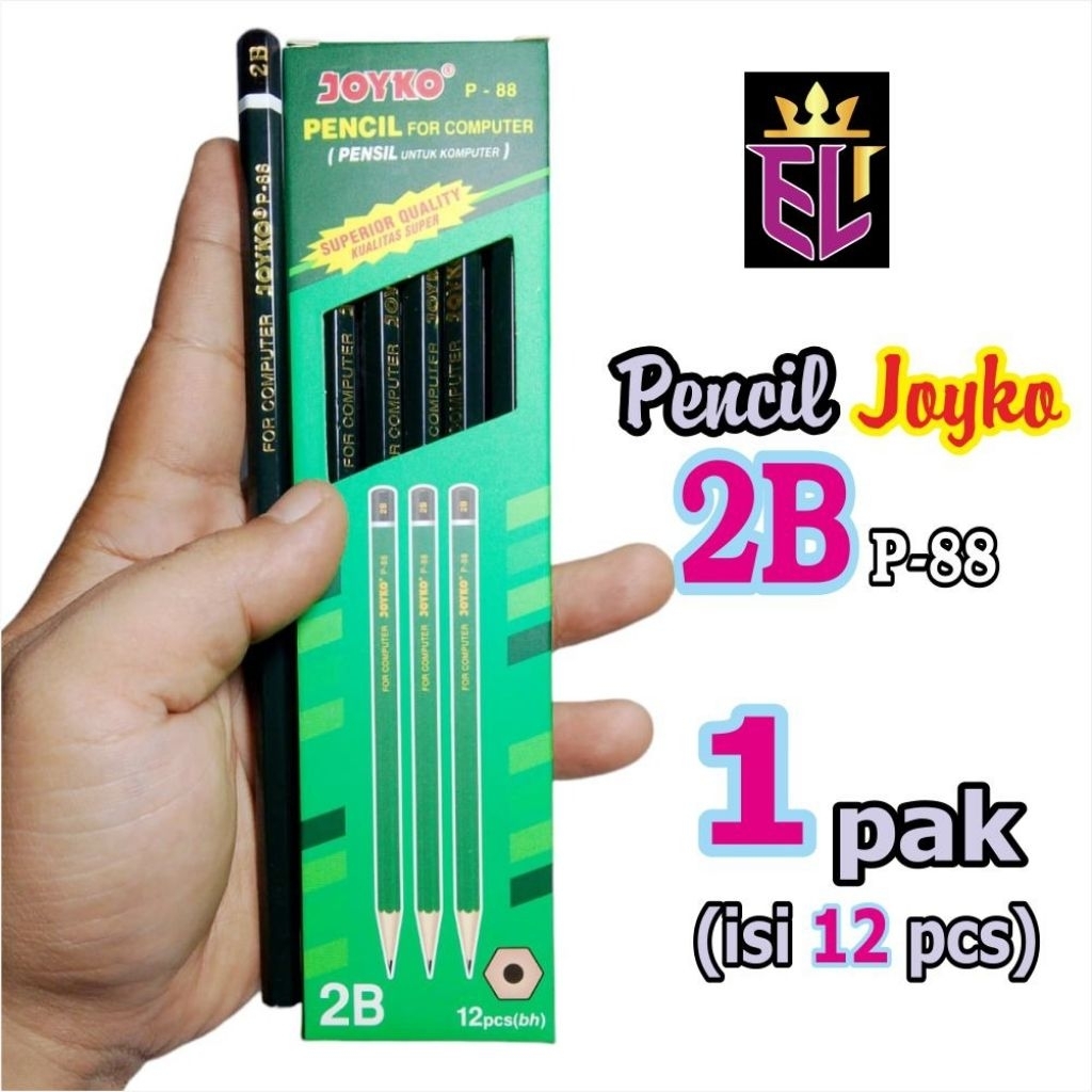 

HARGA MURAH PENSIL 2B PENSIL JOYKO P-88 2B PENCIL JOYKO 2B HARGA 12 PCS