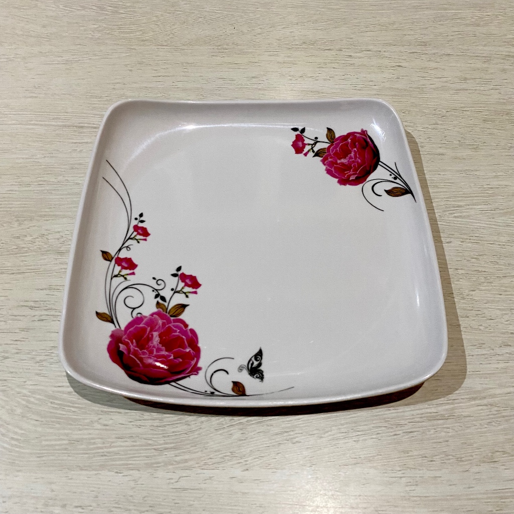 Singa Singi MelamineWare | Piring Persegi 9,45 inch