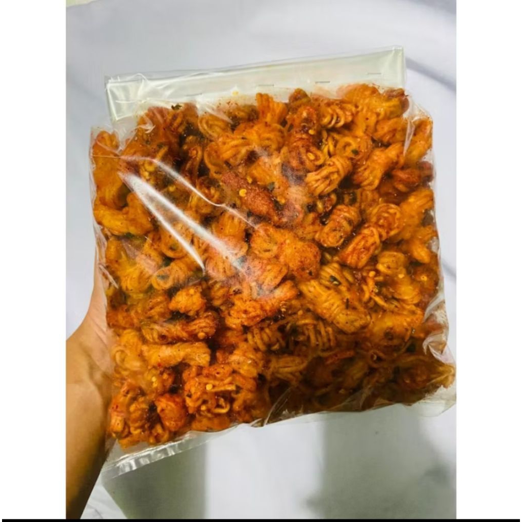 

500GRAM MIE GULUNG VIRAL PEDAS DAUN JERUK