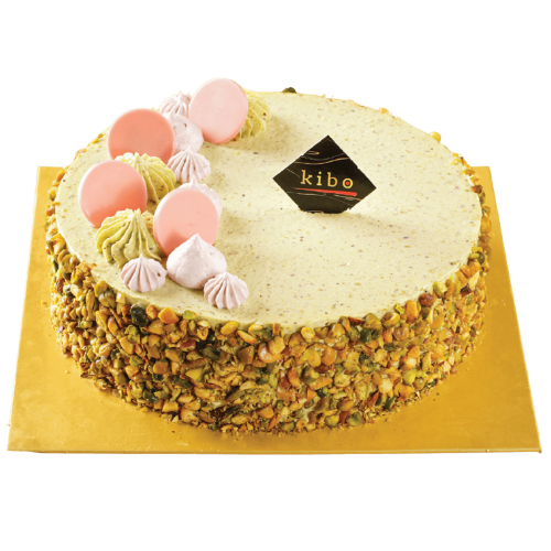 

Intense Pistachio Berry Cake