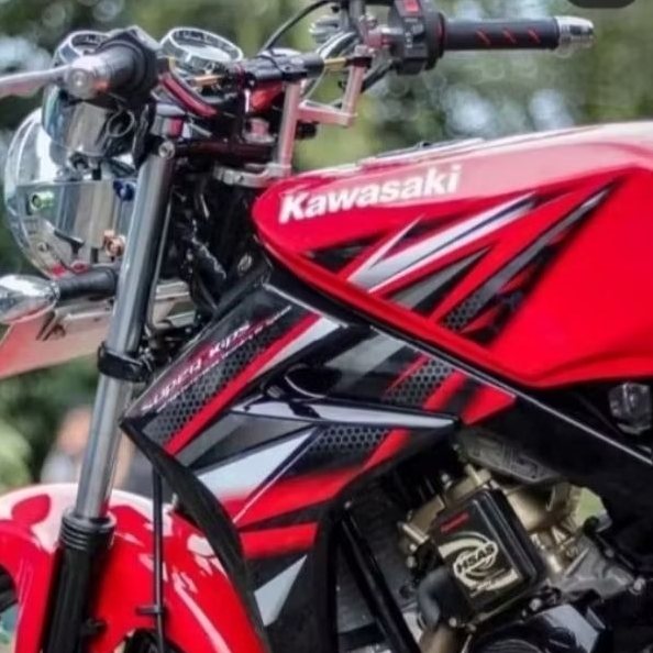 STRIPING STICKER NINJA SS 2013 MERAH STRIPING NINJA SS MERAH 2013 STICKER NINJA SS MERAH FERARI