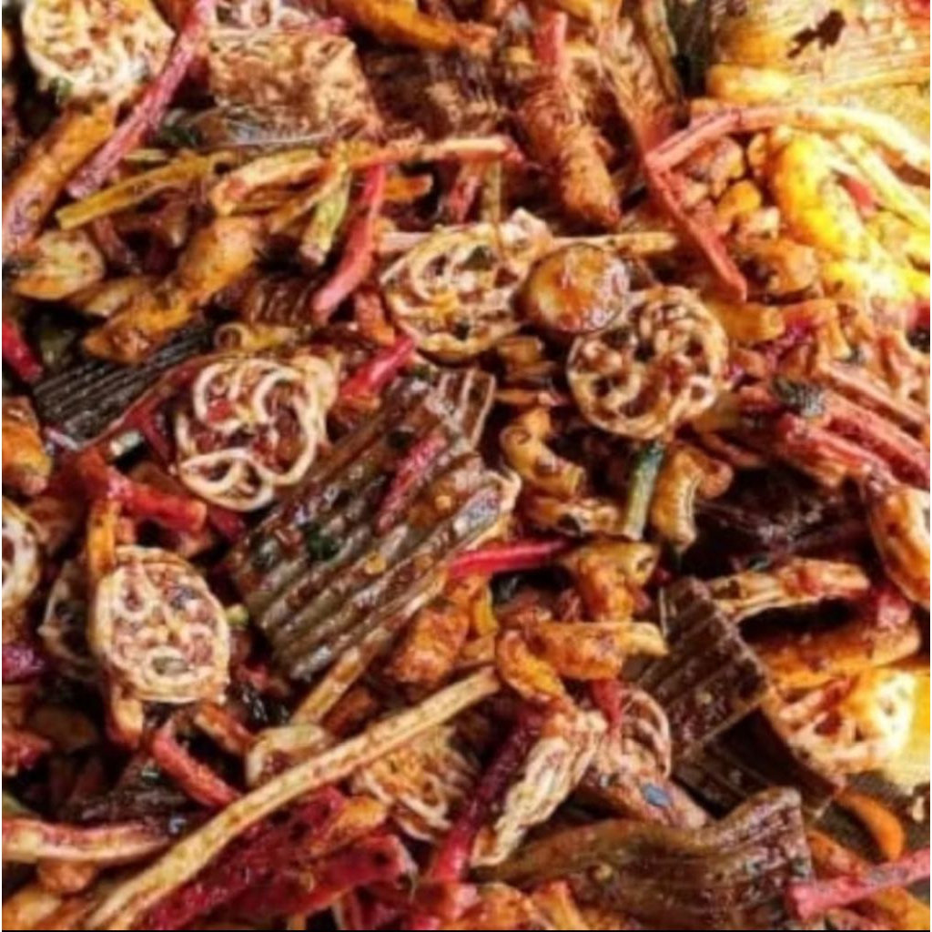 

SEBLAK MIX SEBLAK KERUPUK CAMPUR 500 GRAM / kerupuk campur viral pedas daun jeru
