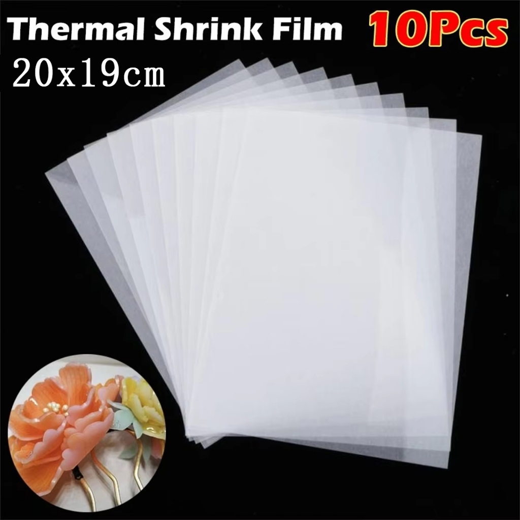 

shrink paper 1 set 20*29cm translucent Paket Shrink DIY Starter Kit Pemula Lengkap