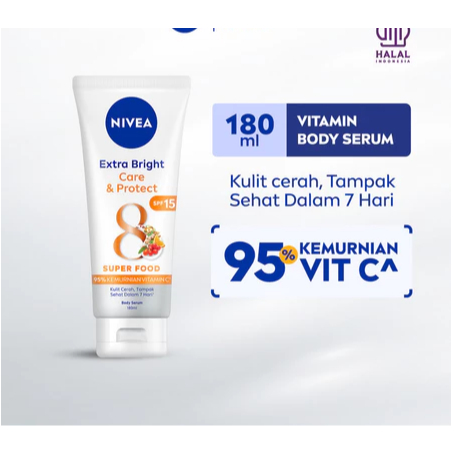 Nivea Extra White Body Serum Care & Protect 180ML 100% Original Termurah Deep Hand Lotion