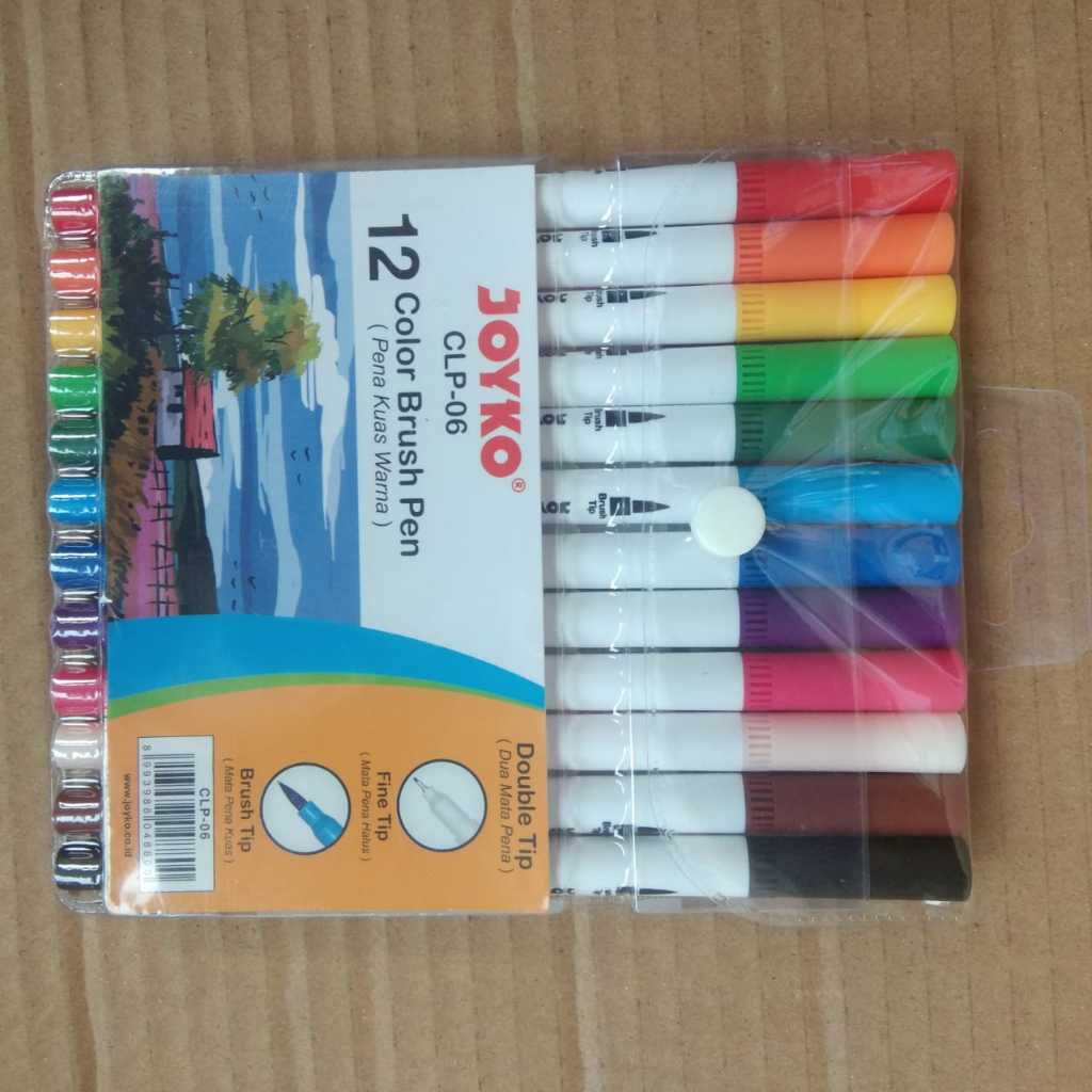 

Pena Kuas Warna / Color Brus Pen CLP-06 12 Warna
