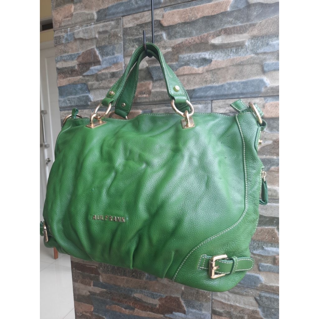 PAUL FRANK Totebag Hijau - TAS PRELOVED